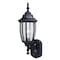 Vaxcel Rogers Park Aluminum 6.25in W, 1 Light Black Motion Sensor Dusk/Dawn Outdoor Wall Lantern T0734 - alternate 2